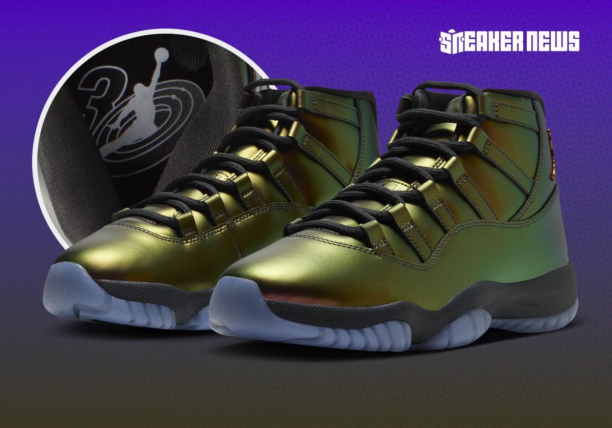 Official Images Of The Air Jordan 11 "Magic Ball" For Space Jam