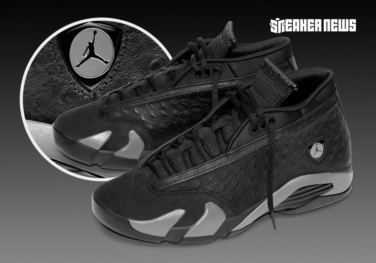 The Air Jordan 14 Low “Black Pack” Releases October 3rd