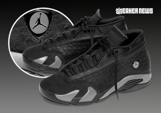 The Air Jordan 14 Low “Black Pack” Releases October 3rd