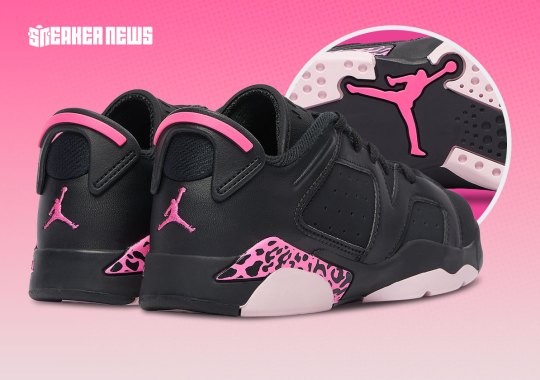 Pink Elephant Print Lands On This Air Jordan 6 Low For Kids