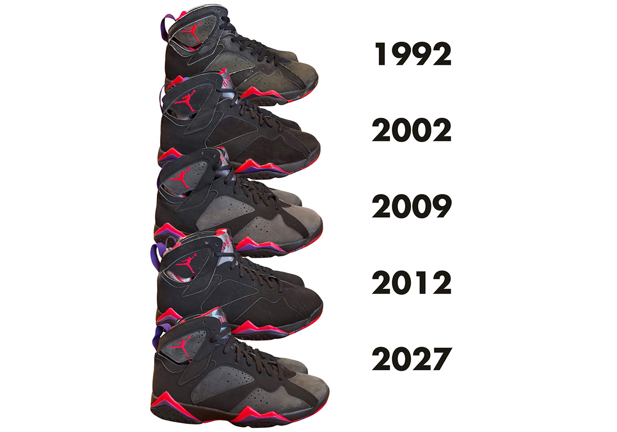 Looking Back At The Air Jordan 7 “Playoffs” Over The Years
