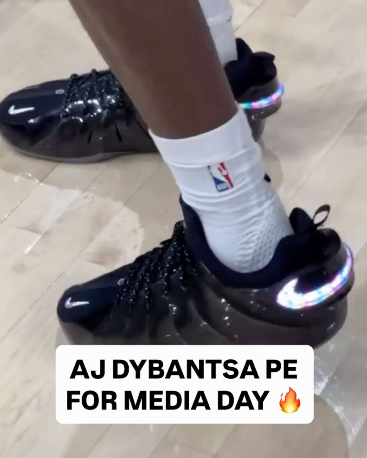 Aj Dybantsa Nike Gt Flight Light Up Swoosh 4