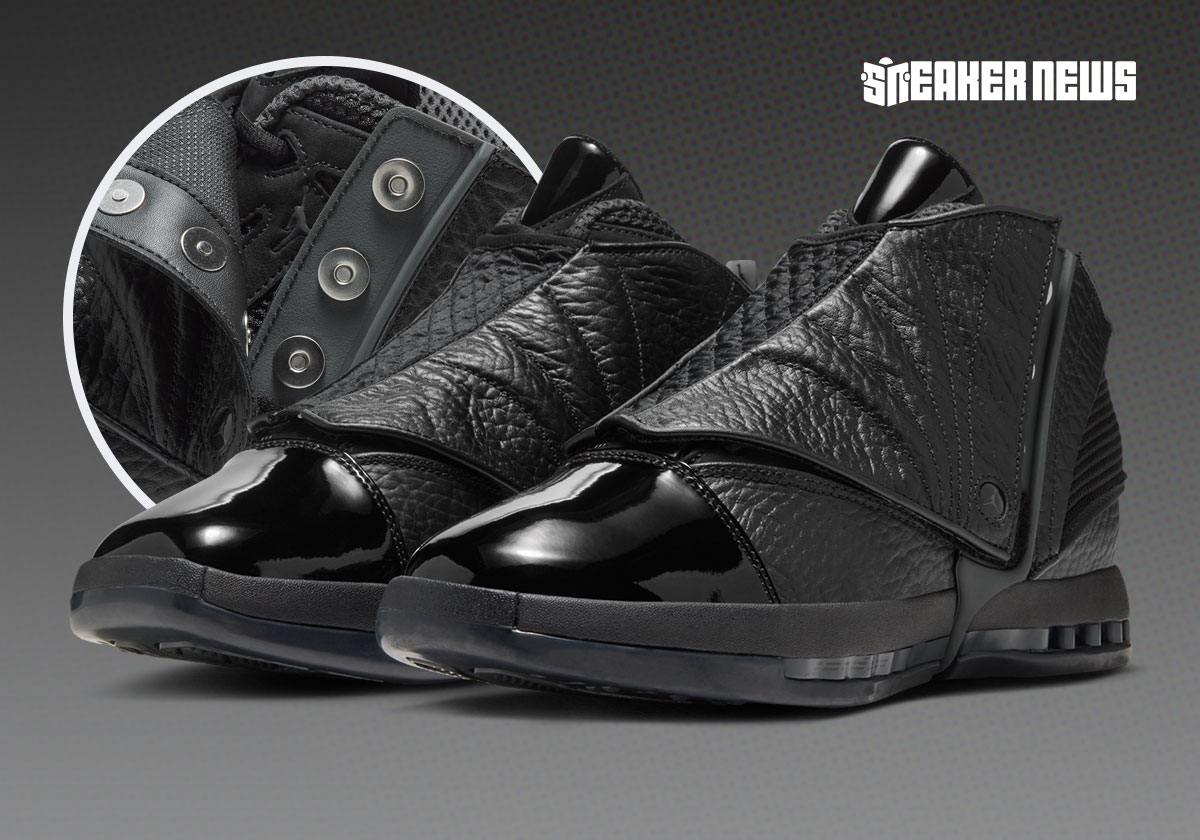 Official Images Of The Air Jordan 16 "Black Pack"