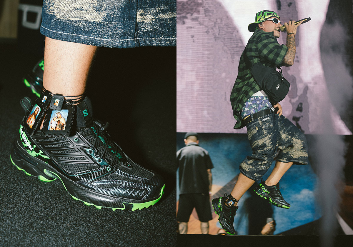 Feid Debuts Latest Salomon Collaboration On Stage In Medellín