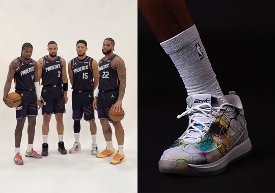 Devin Booker Reveals Futura x Nike Book 2 At Media Day