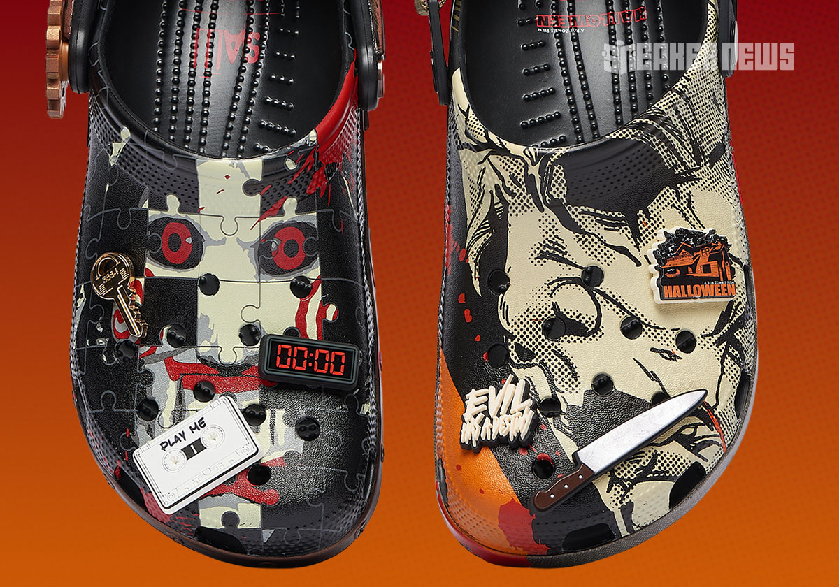 Jigsaw And Michael Myers Star In The Latest Crocs "Horror Pack" For Halloween