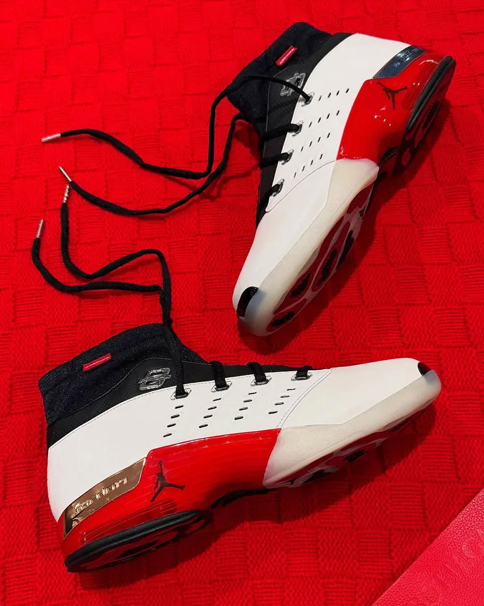 Infinite Archives Air Jordan 17 Low Sail Metallic Silver Varsity Red Ja8018 101