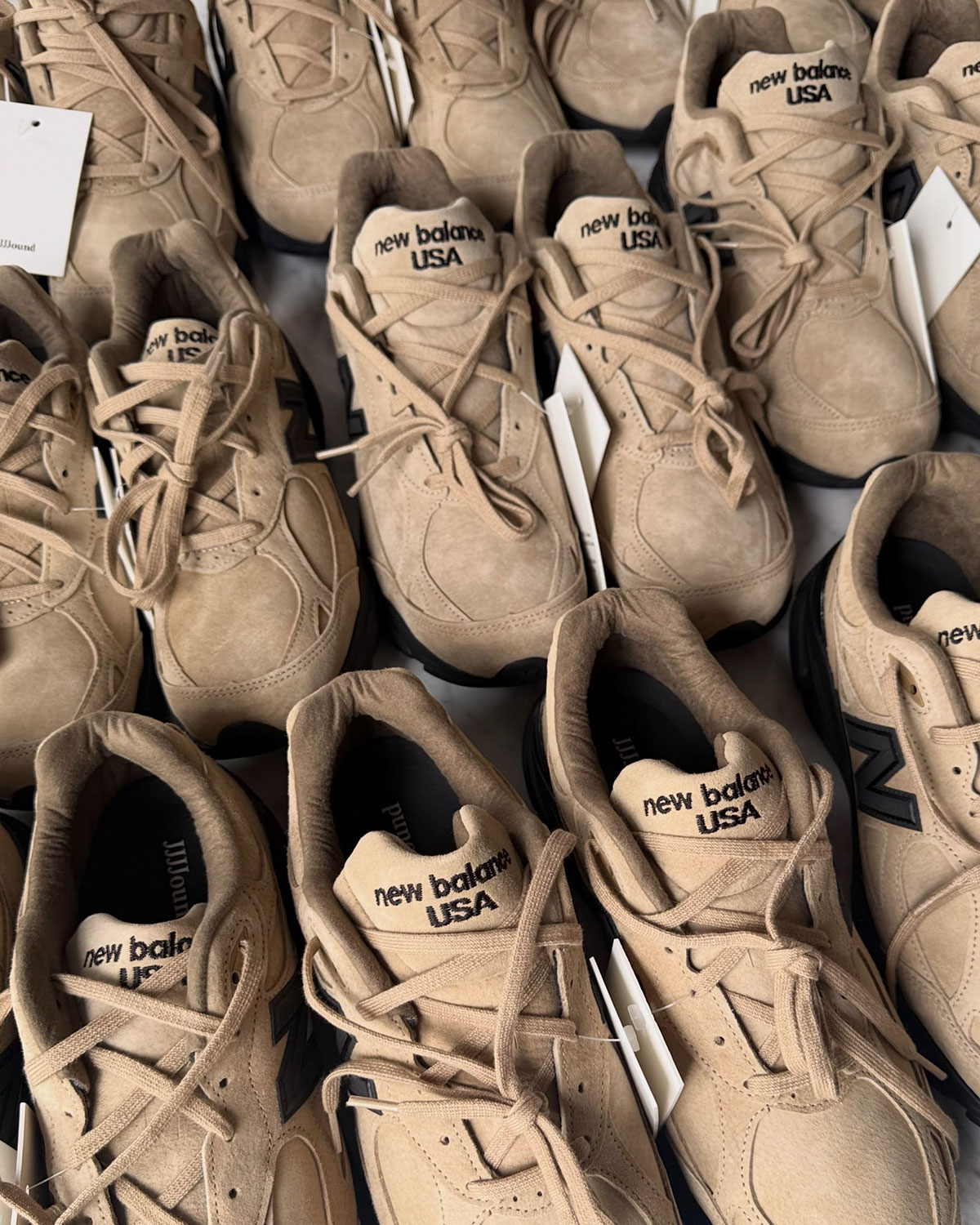 Jjjjound New Balance 990v3 Tan Black Fw26 3