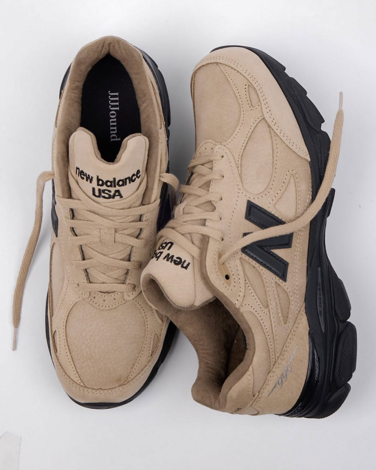 Jjjjound New Balance 990v3 Tan Black Fw26 4