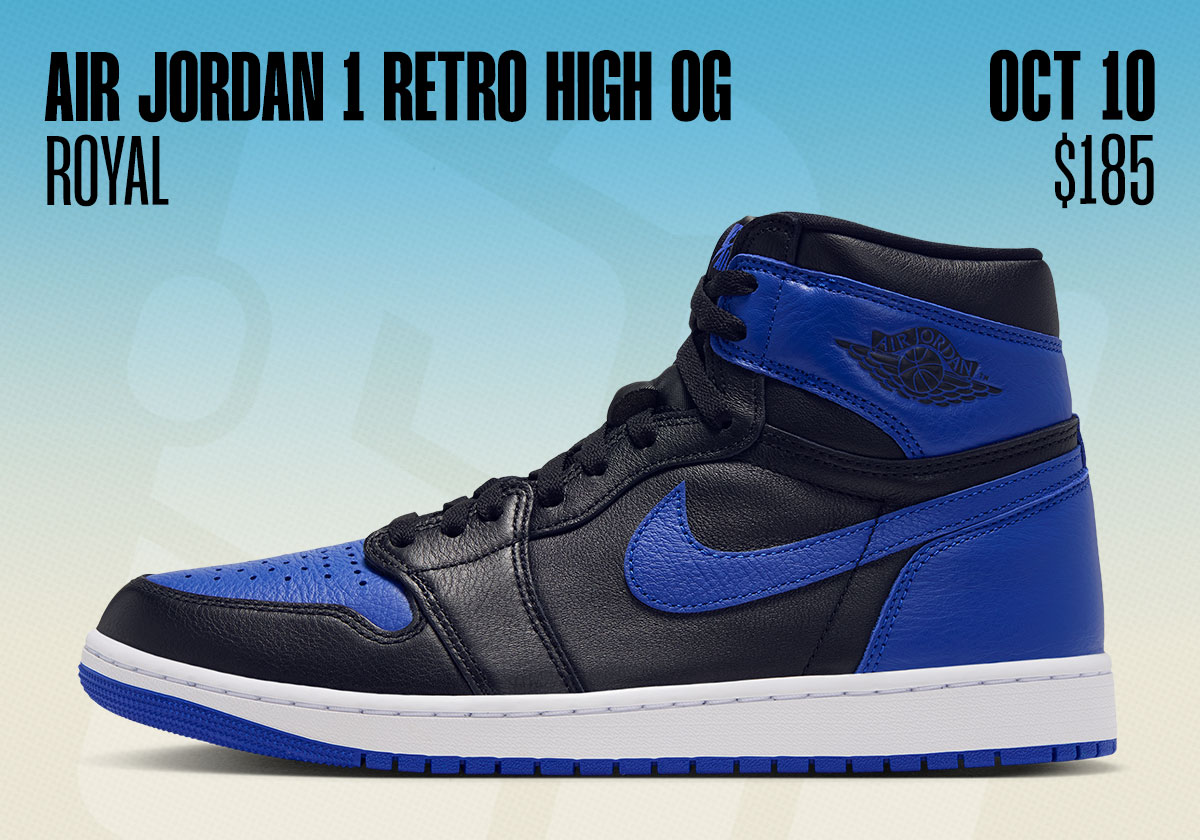 Jordan Release Dates October 2026 Air Jordan 1 Royal