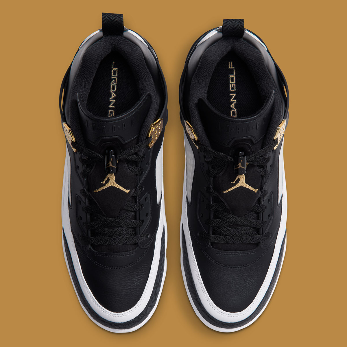 Jordan Spizike Golf Black White Phantom Metallic Gold Hq4365 003 5
