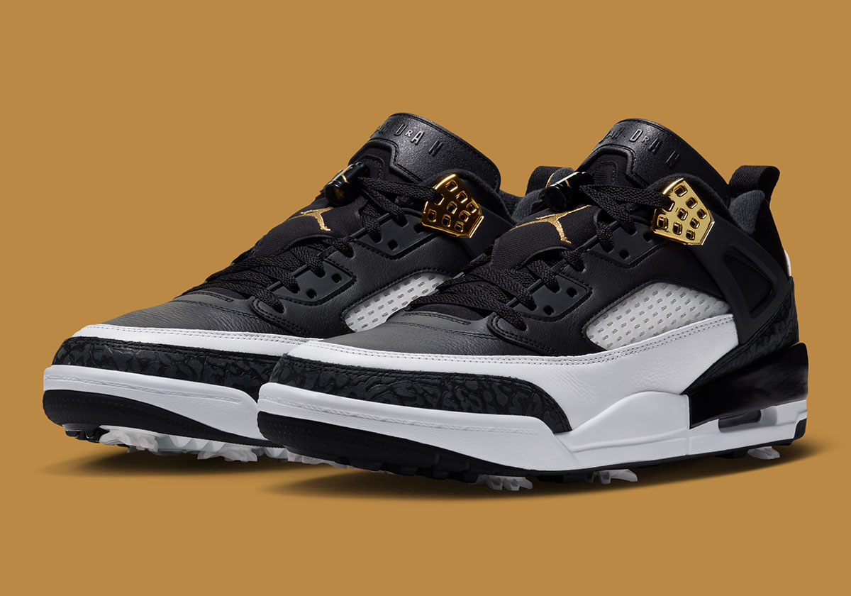 Jordan Spizike Golf Black White Phantom Metallic Gold Hq4365 003 6