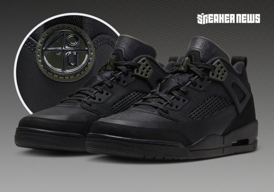 The Jordan Spiz'ike Low Utility Goes Stealth Mode In Black