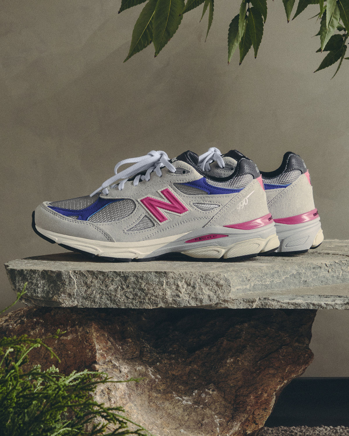 Kith United Arrows New Balance 990v3 Grey Pink Purple 10