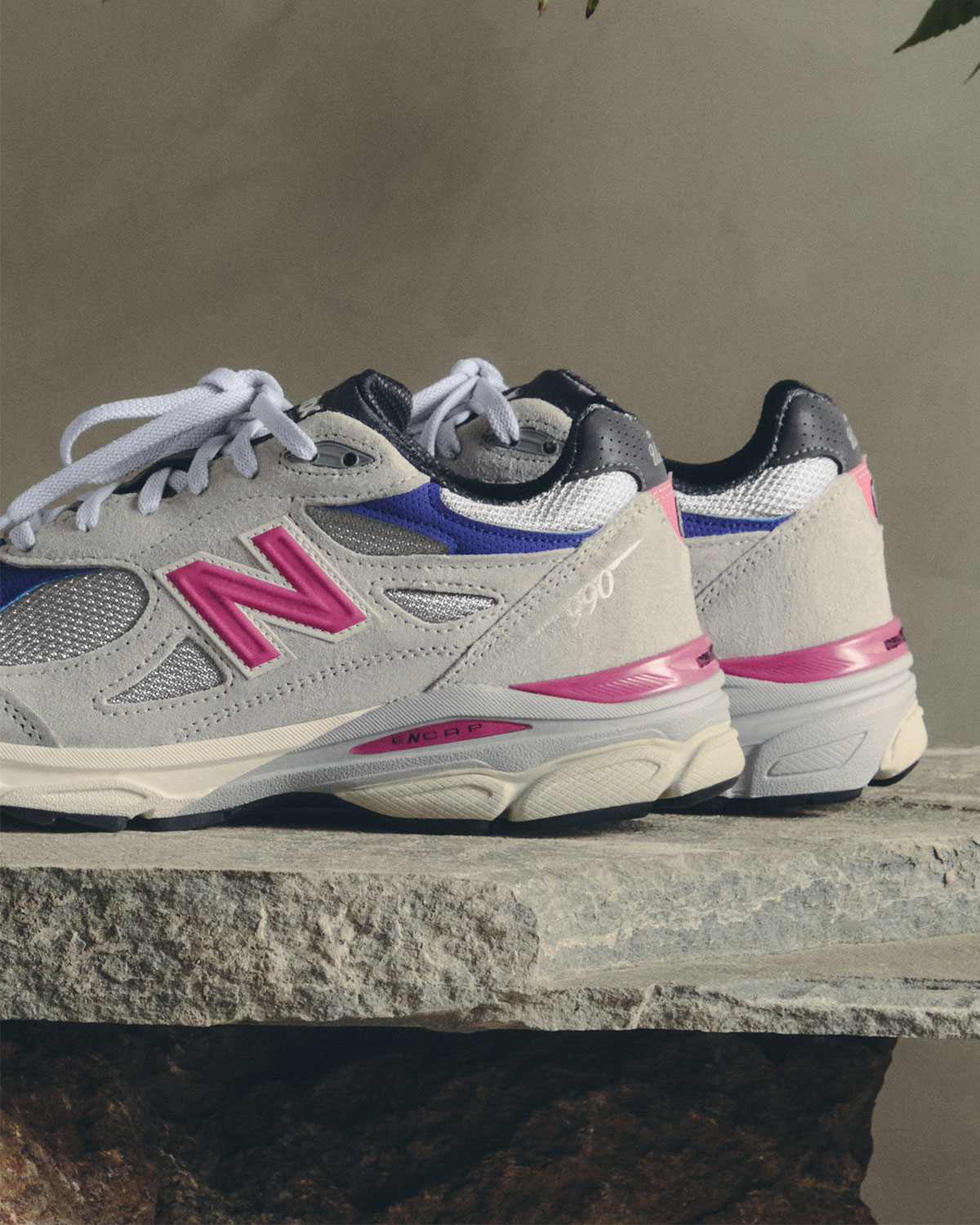 Kith United Arrows New Balance 990v3 Grey Pink Purple 11
