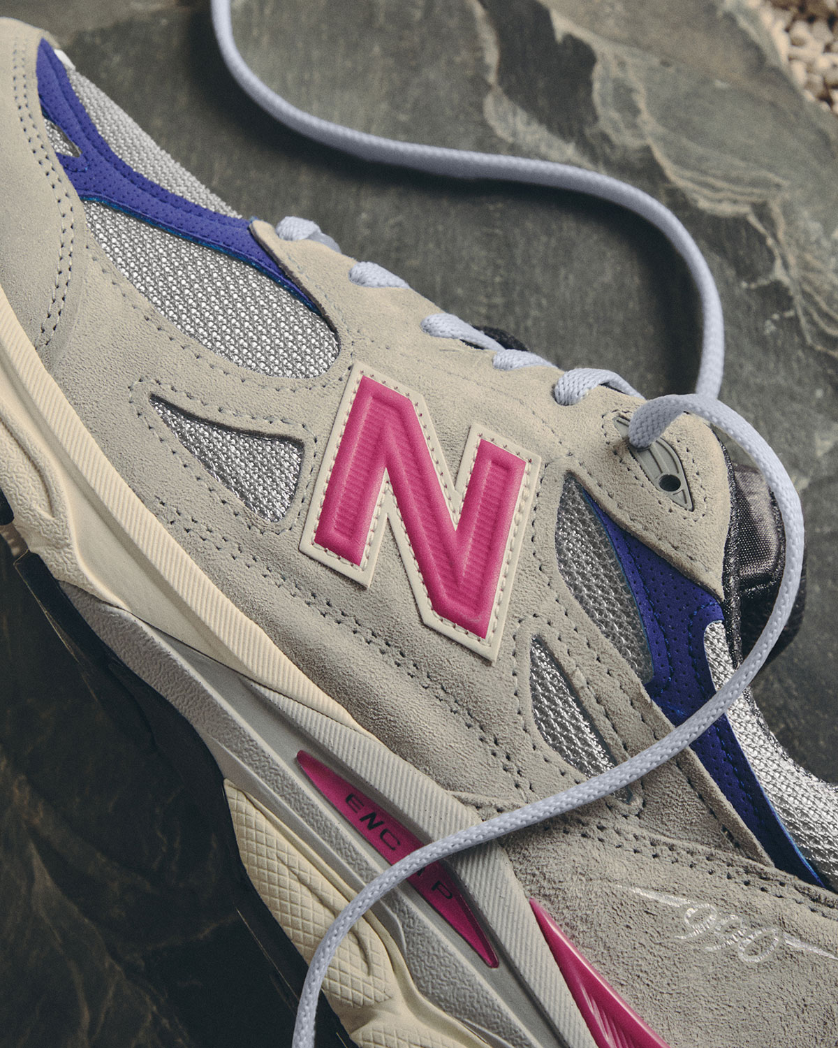 Kith United Arrows New Balance 990v3 Grey Pink Purple 2