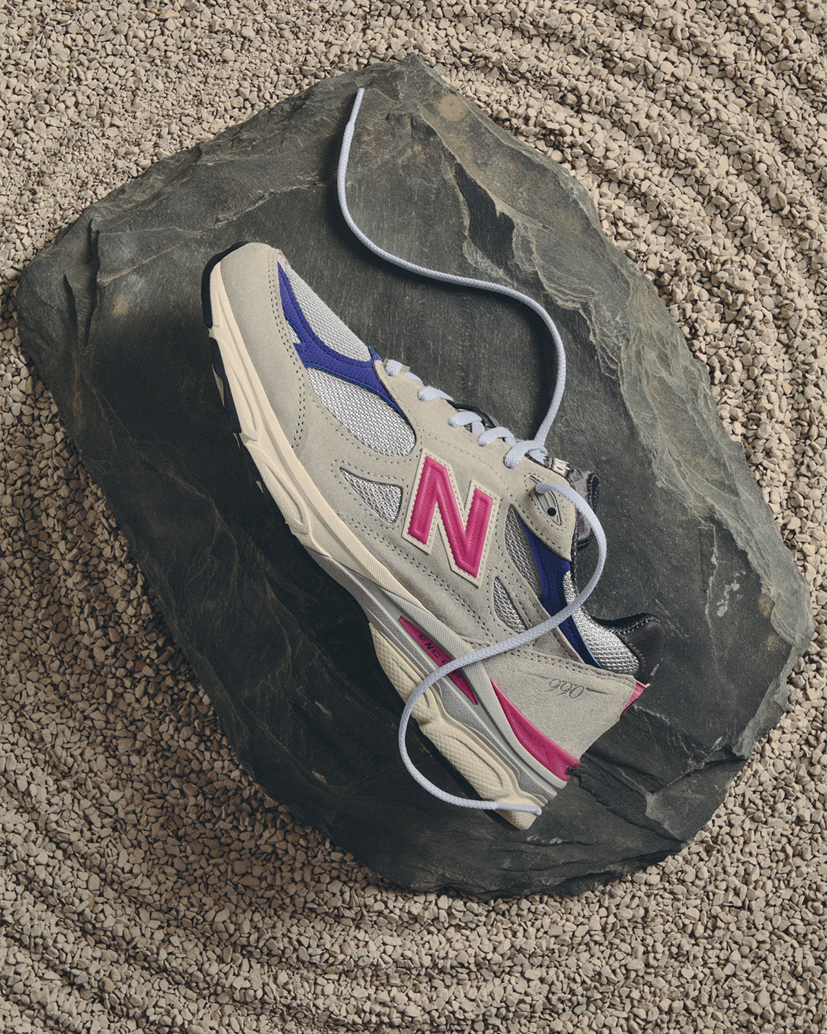 Kith United Arrows New Balance 990v3 Grey Pink Purple 4