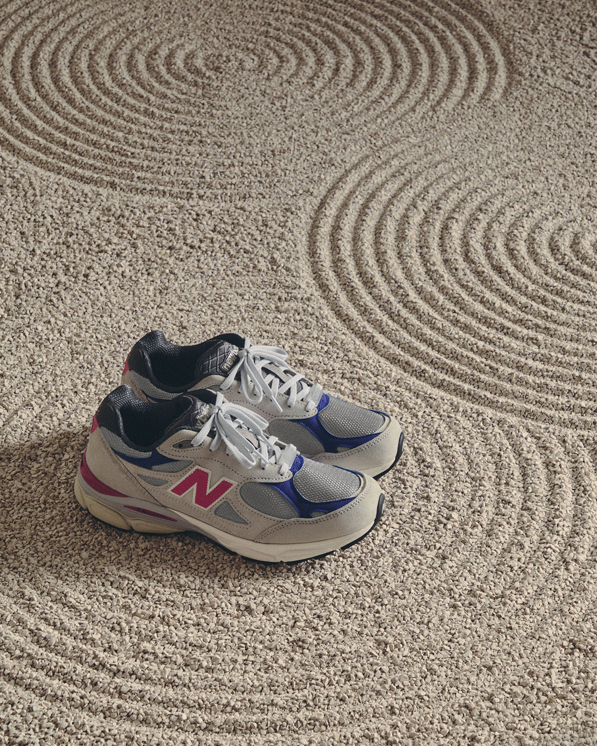 Kith United Arrows New Balance 990v3 Grey Pink Purple 5