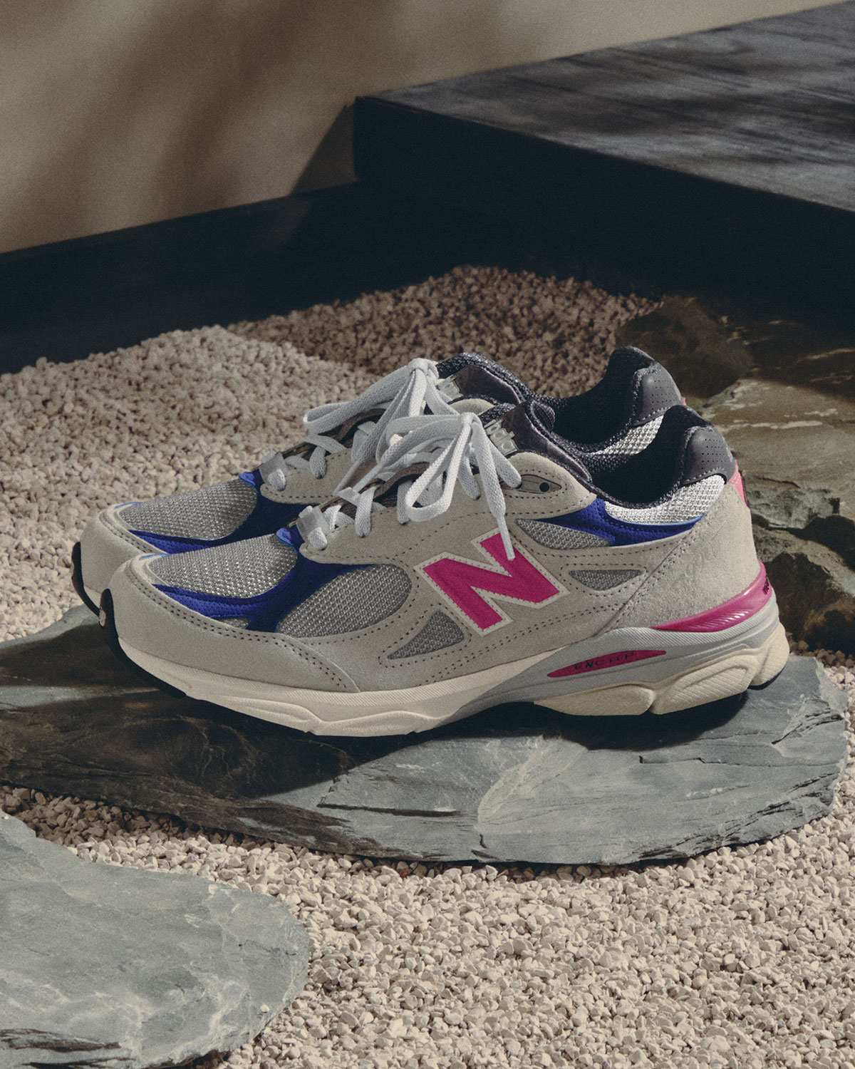 Kith United Arrows New Balance 990v3 Grey Pink Purple 6