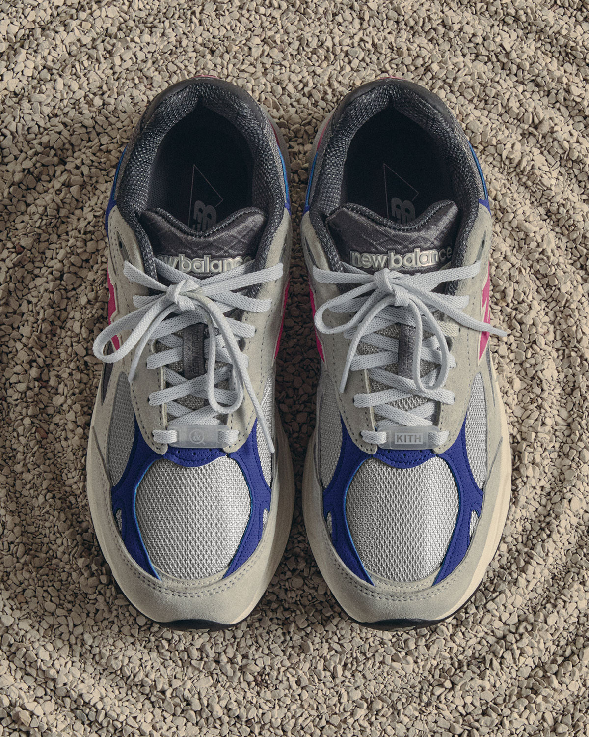 Kith United Arrows New Balance 990v3 Grey Pink Purple 7