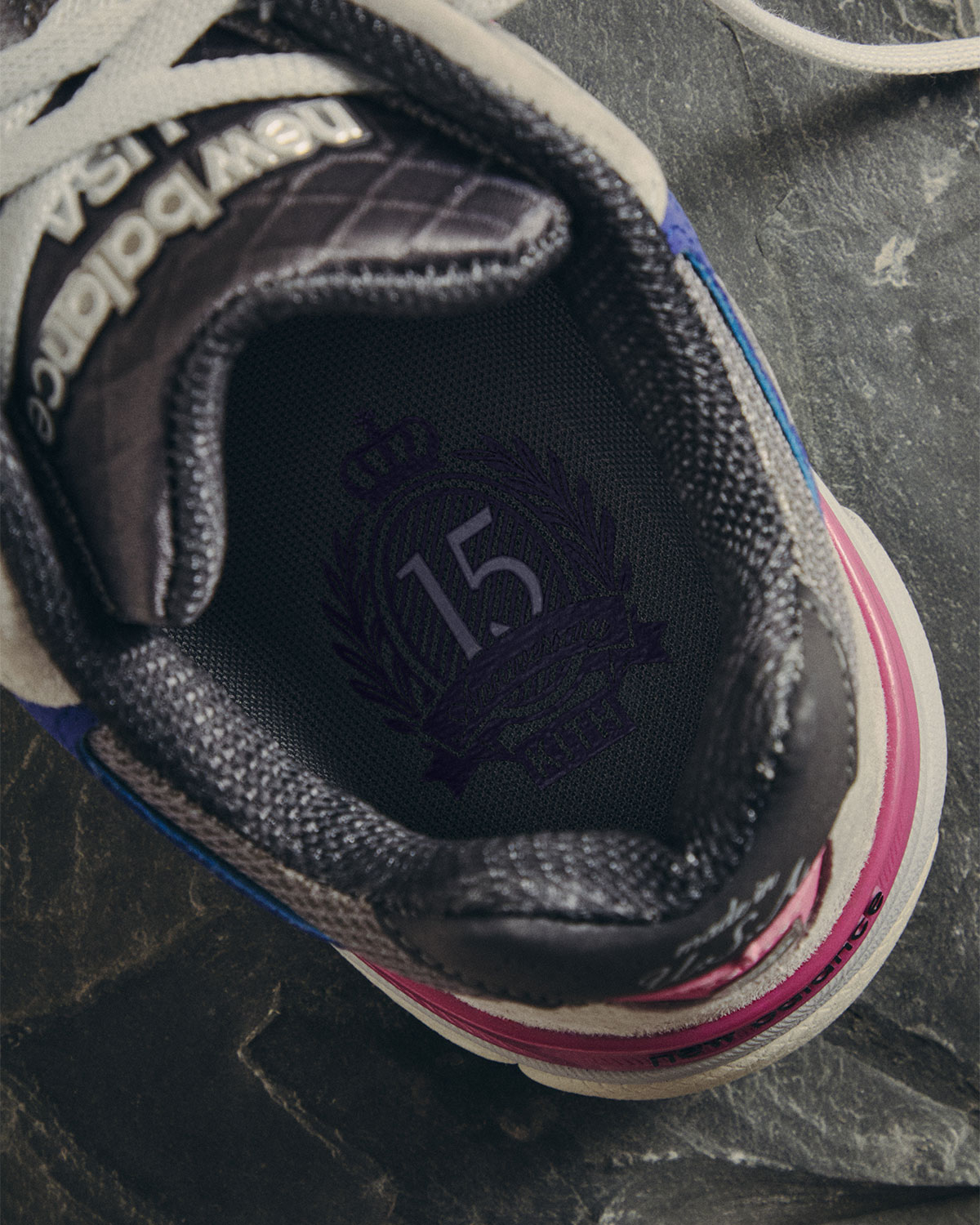 Kith United Arrows New Balance 990v3 Grey Pink Purple 8