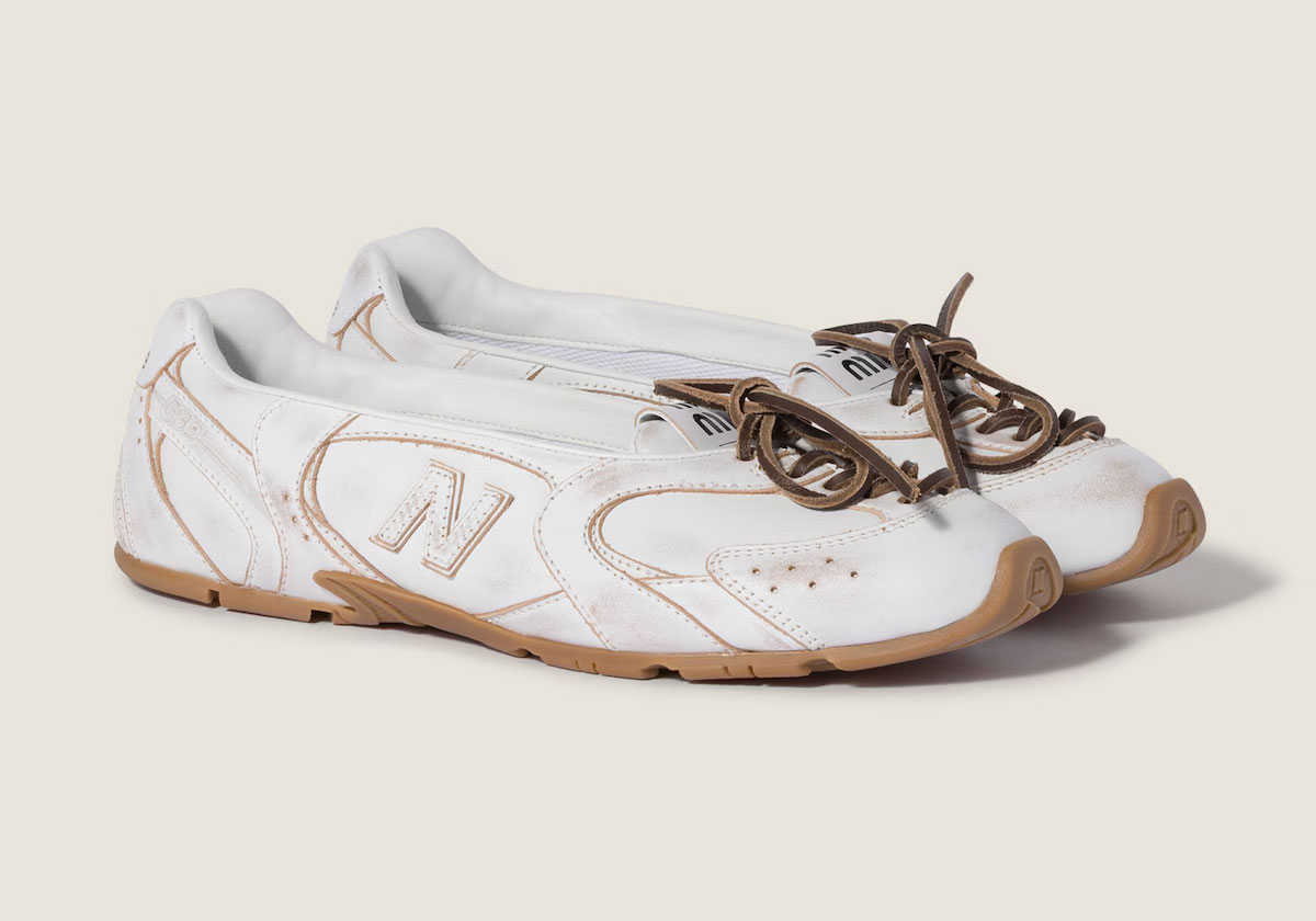 Miu Miu New Balance 530 Sl Ballerina White 2