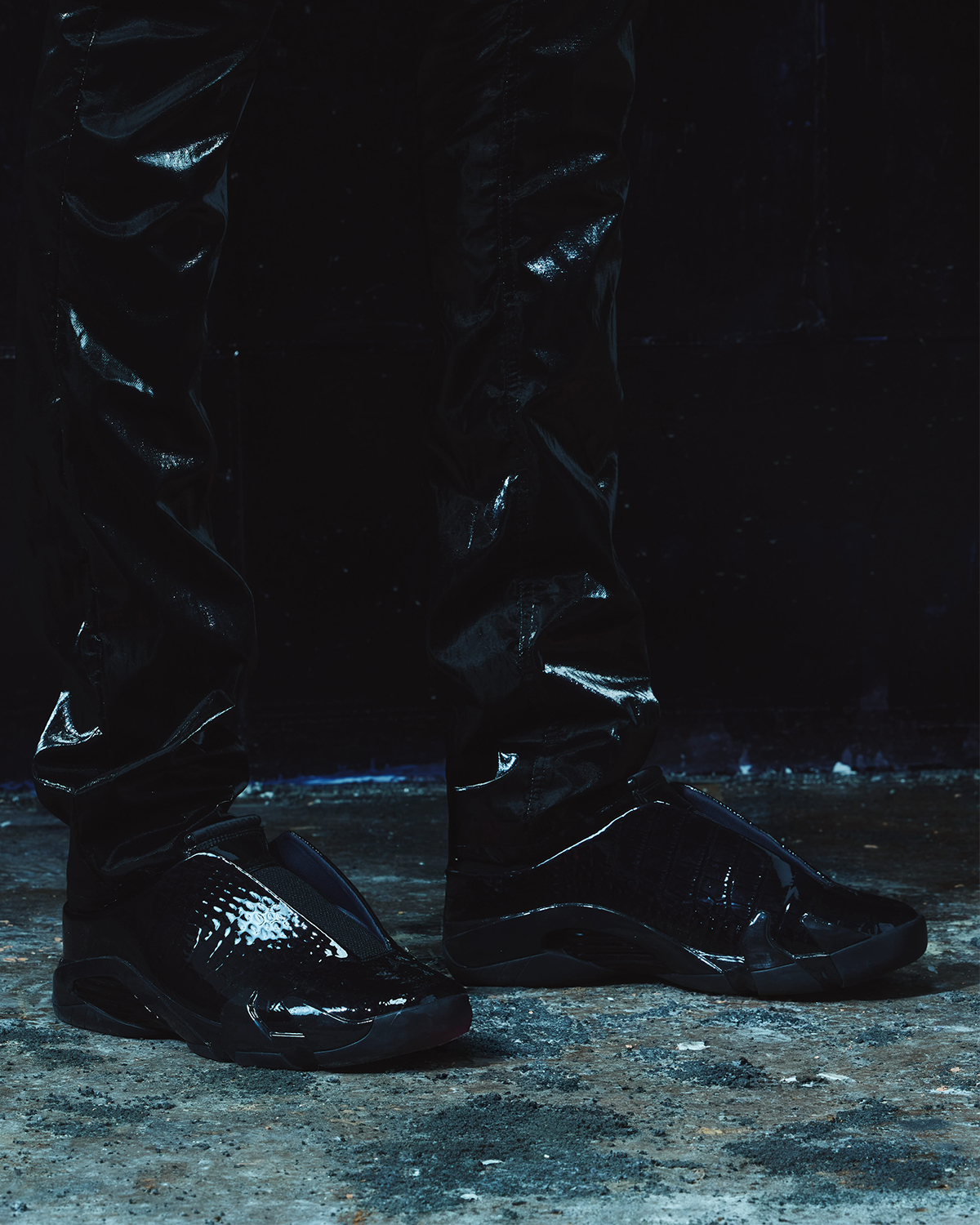 Mowalola Air Jordan 14 Mule Croc Skin 4