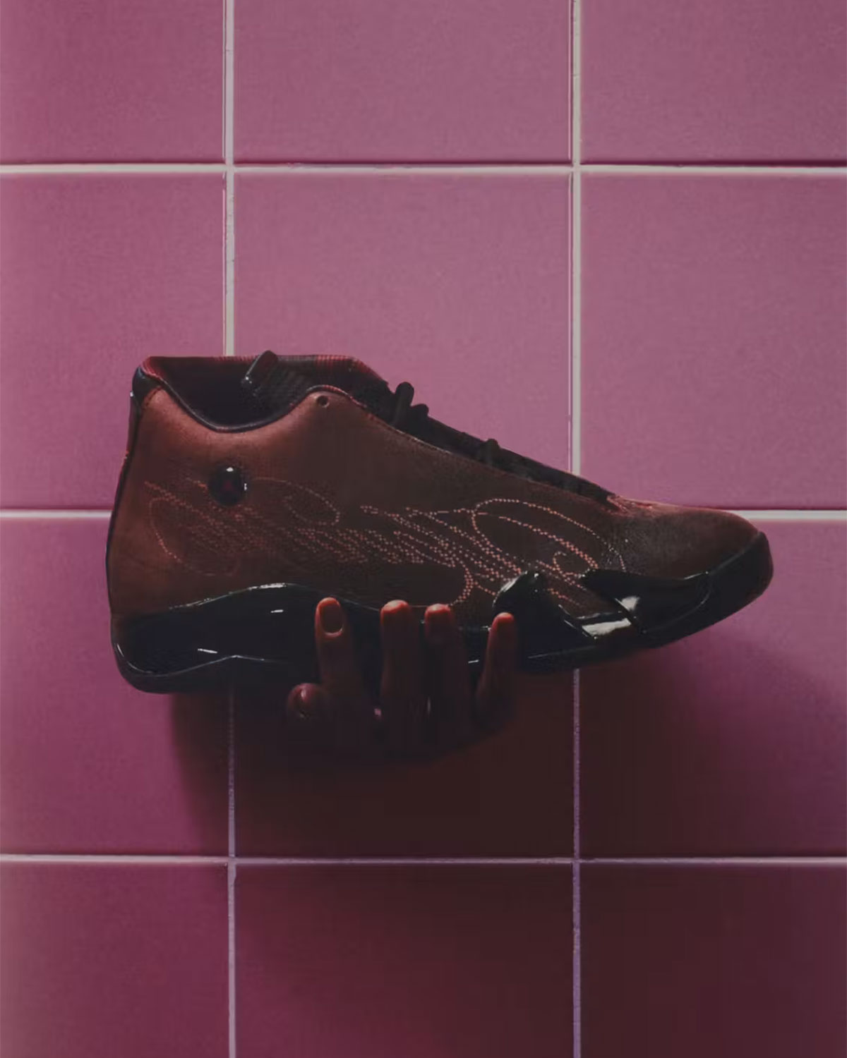 Mowalola x Air Jordan 14 campaign