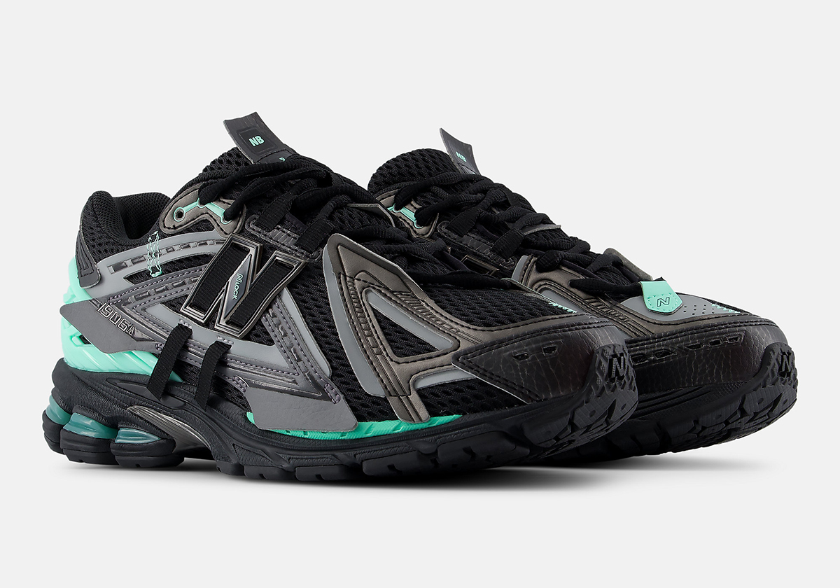 "Bright Mint" Accents The Deconstructed New Balance 1906A