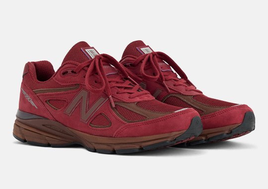 The New Balance 990v4 "Monarch Burgundy" Releases On September 24th