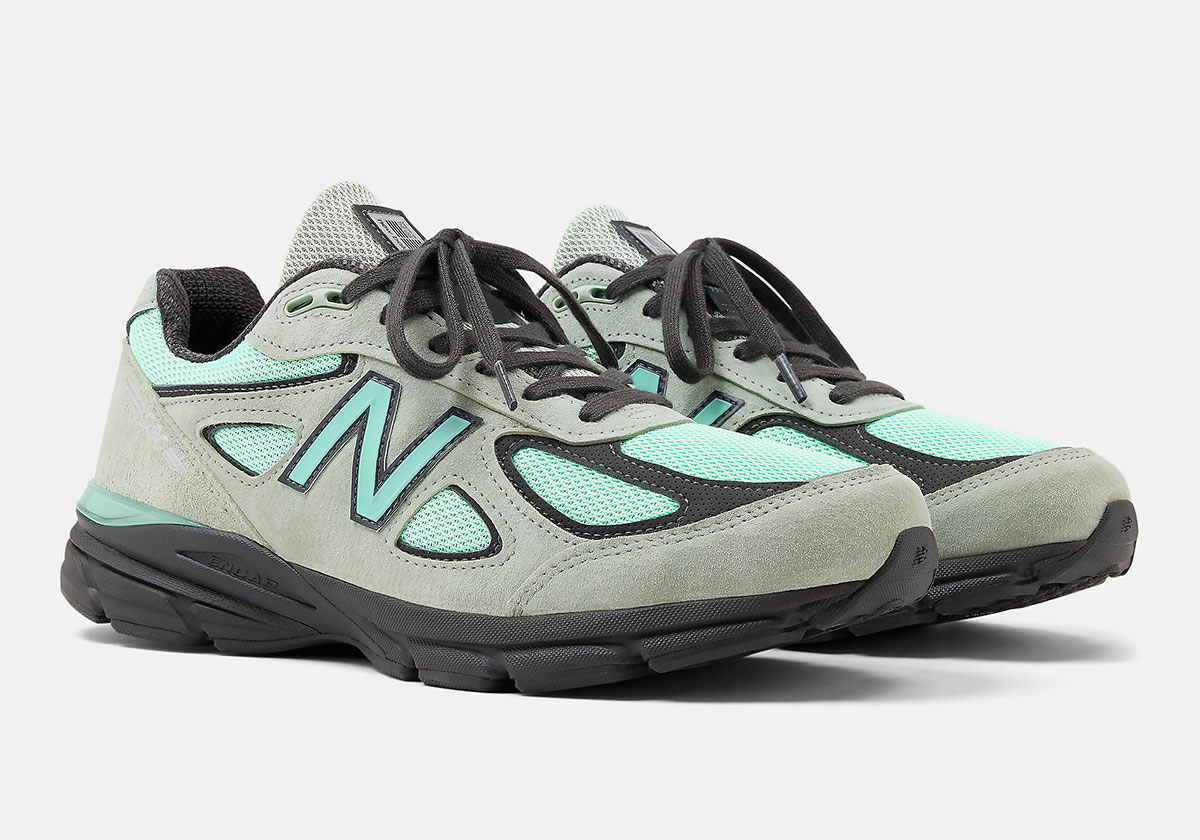 The New Balance 990v4 Freshens Up In “Silver Moss/Bright Mint”