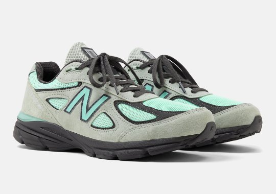 The New Balance 990v4 Freshens Up In "Silver Moss/Bright Mint"