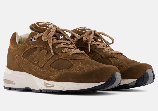 The New Balance 991v1 Takes A Dip In “Coffee Suede”