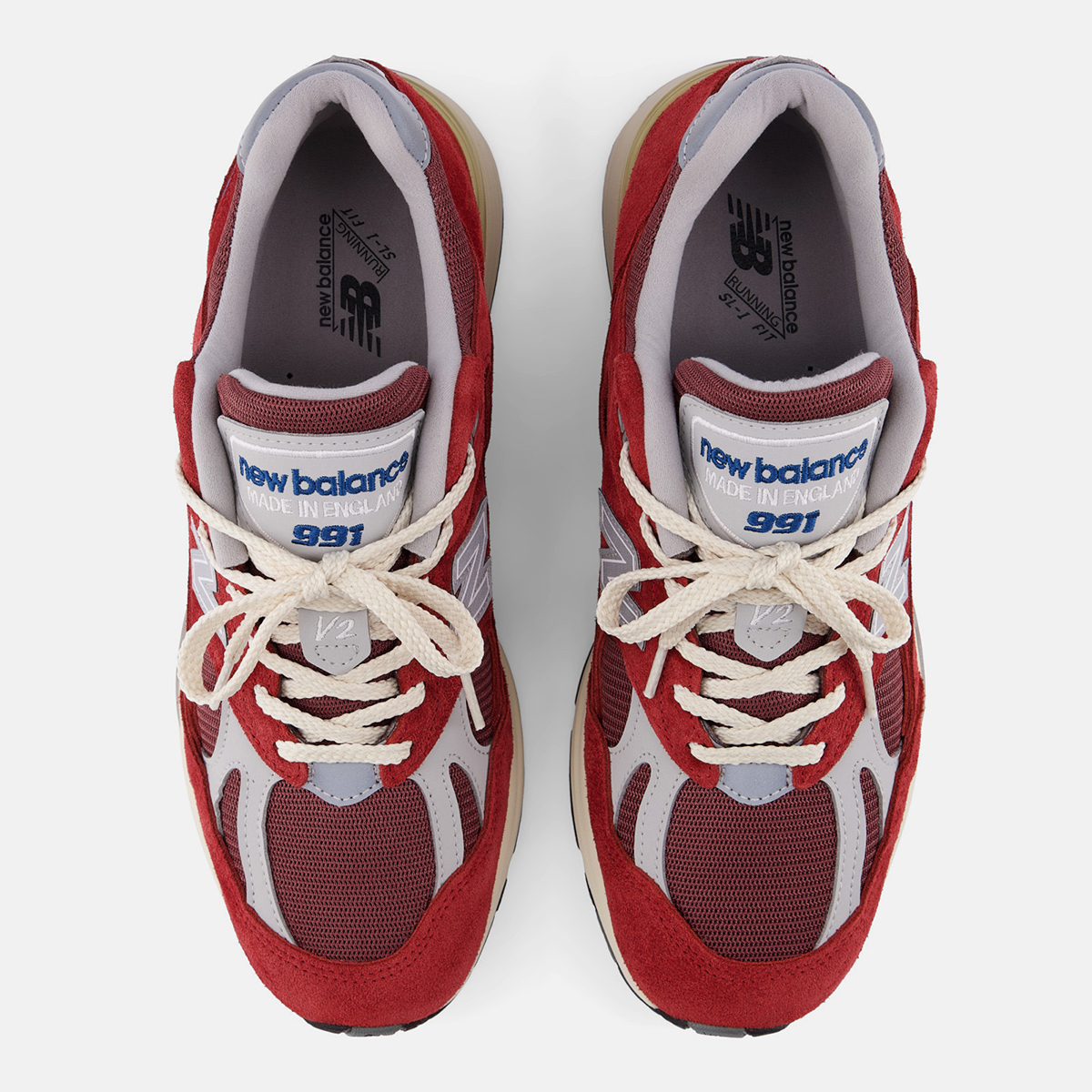 New Balance 991v2 Karanda Red Cordovan U991rs2 6