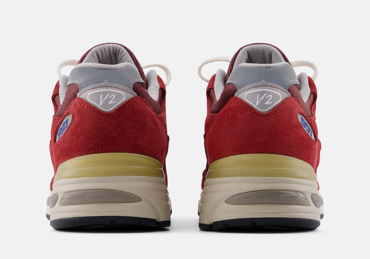 New Balance 991v2 Karanda Red Cordovan U991rs2 7