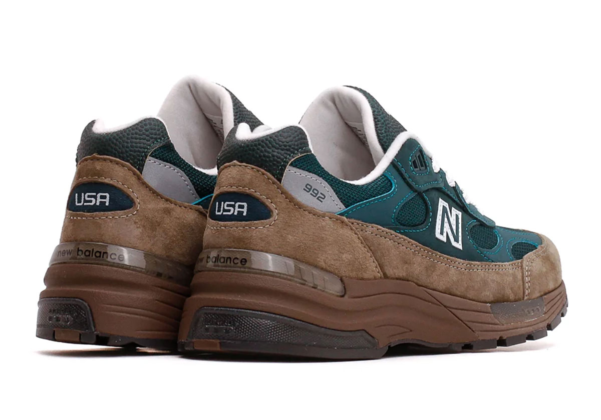 New Balance 992 Made In Usa Medusa Green Thunder Brown U992bb 3