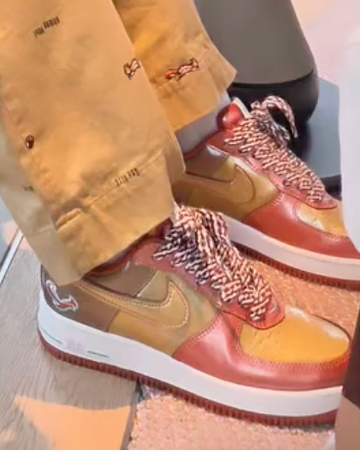 Nigo J Hope Bts Nike Air Force 1 01 Burnt Sunrise 1