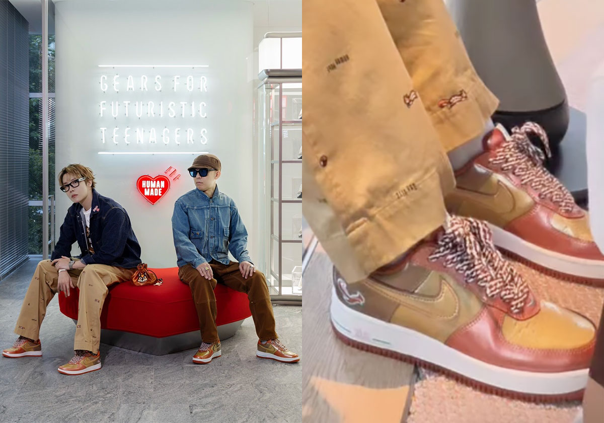 NIGO And J-Hope Of BTS Continue Friendship With A Nike Air Force 1 Collaboration