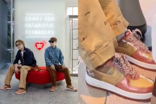 NIGO And J-Hope Of BTS Continue Friendship With A Nike Air Force 1 Collaboration