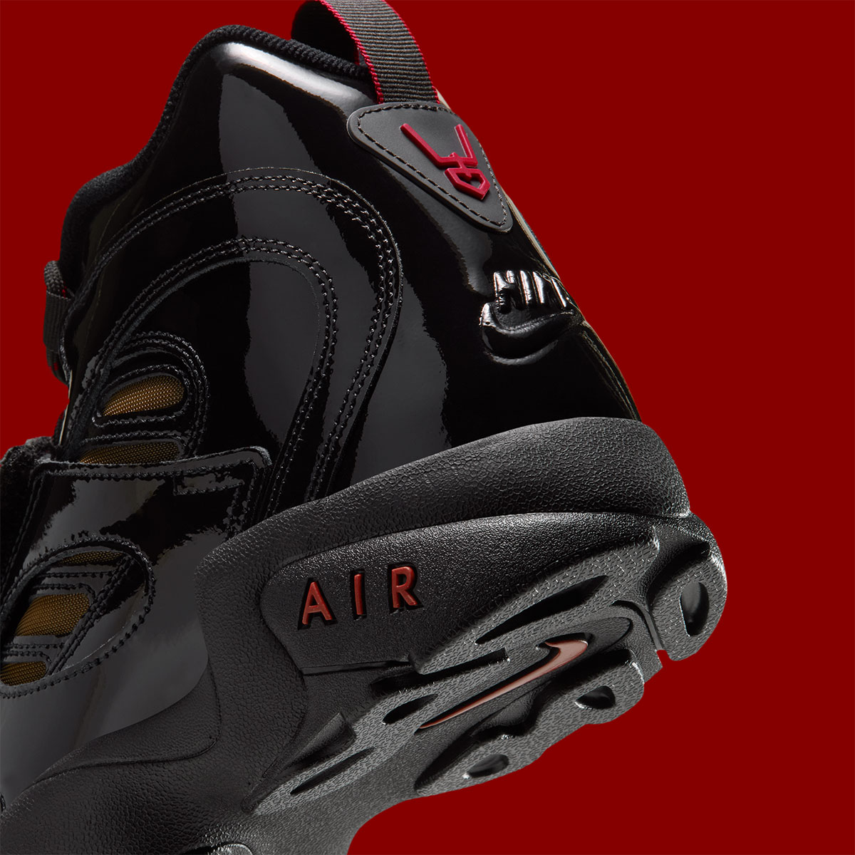 Nike Air Diamond Turf 2 Black Patent Red Ii7066 001 9