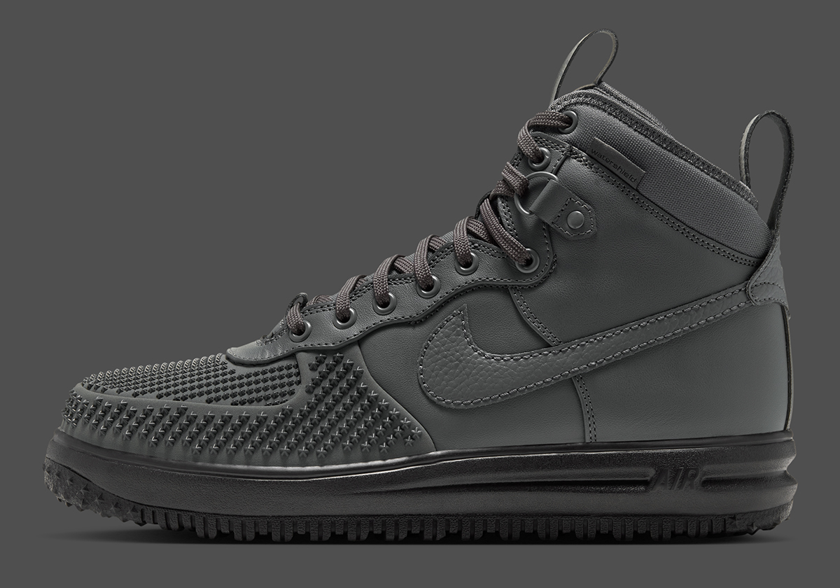 Nike Air Force 1 High Duckboot Iron Grey Black Dz5320 002 3