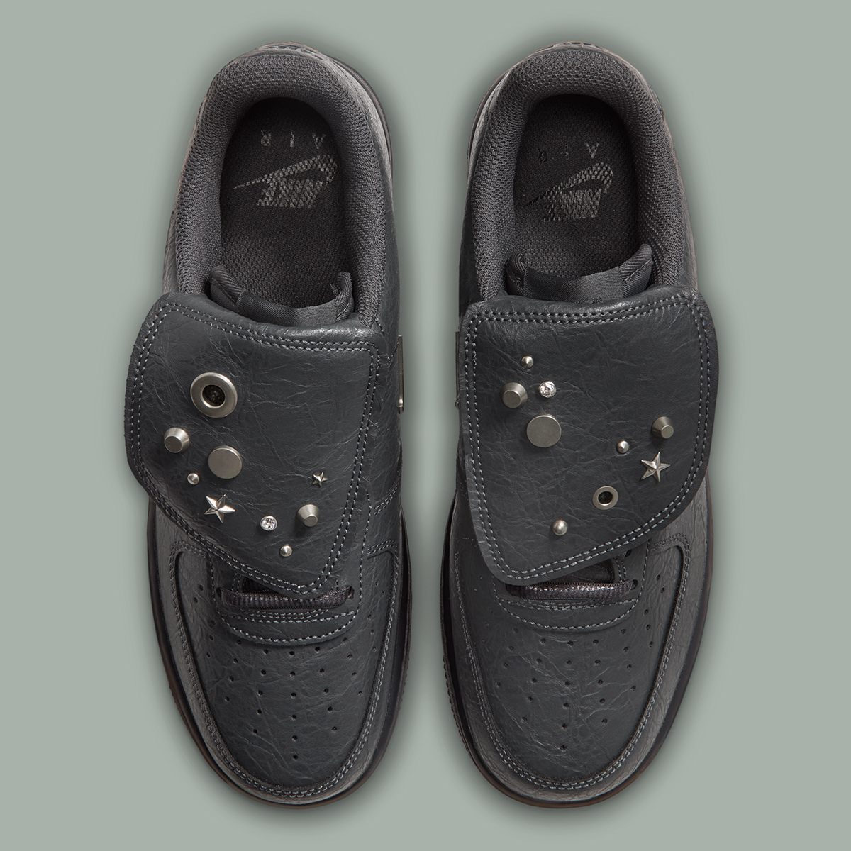 Nike Air Force 1 Low Anthracite Metallic Silver Iz9073 060 6