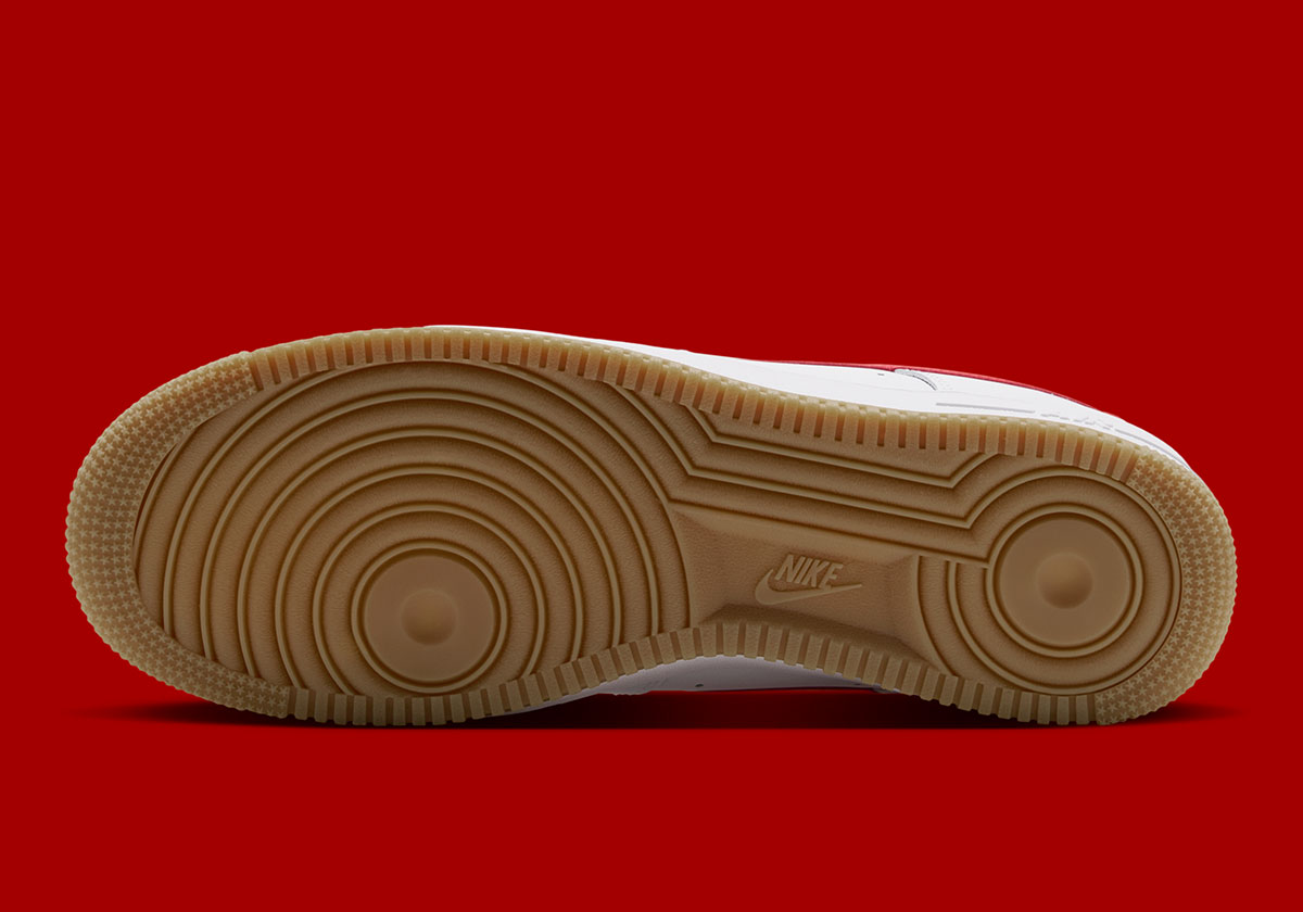 Nike Air Force 1 Low White Gum Light Brown Challenge Red Fj4146 136 3