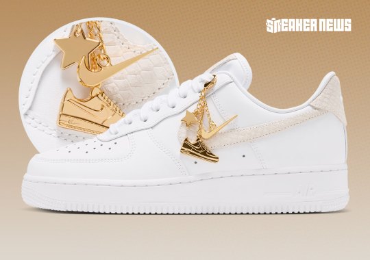 Nike Adds Snakeskin And Golden Charms To This Women's Air Force 1