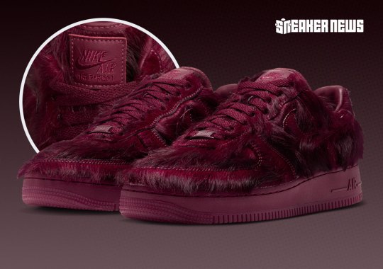Nike's Super-Hairy Air Force 1 Is Releasing In All Red