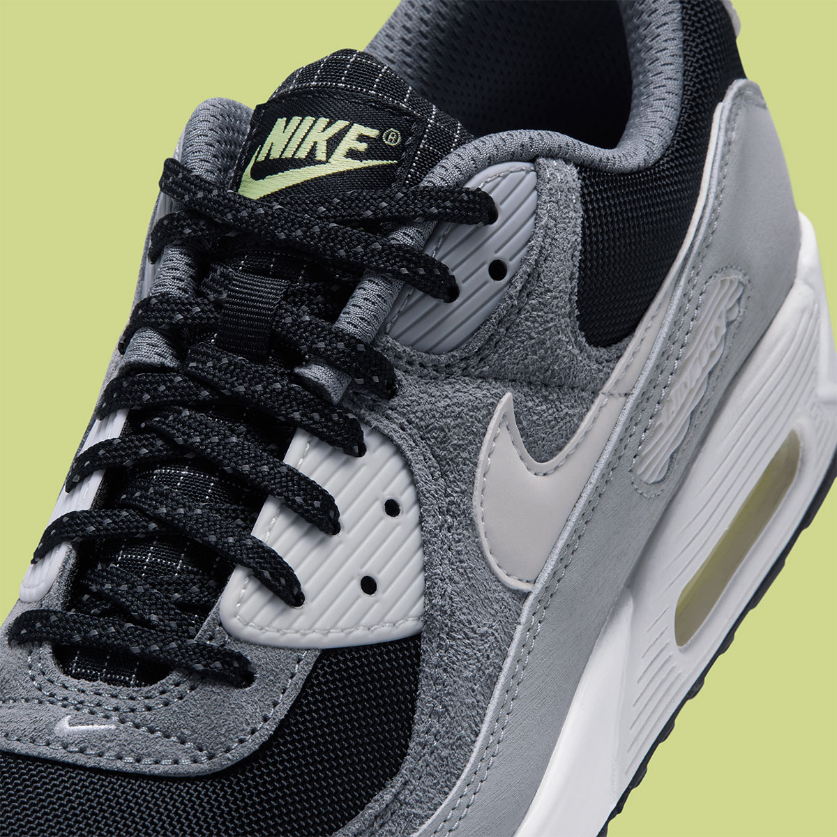 Nike Air Max 90 Black Light Smoke Grey Platinum Tint Hq3817 002 8