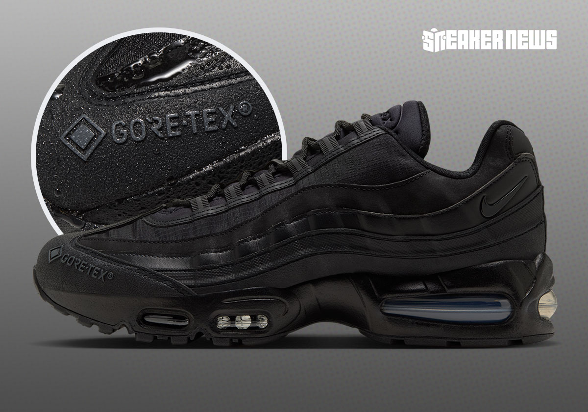 The Big Bubble Nike Air Max 95 Gore-TEX Turns Out The Lights In "Triple Black"