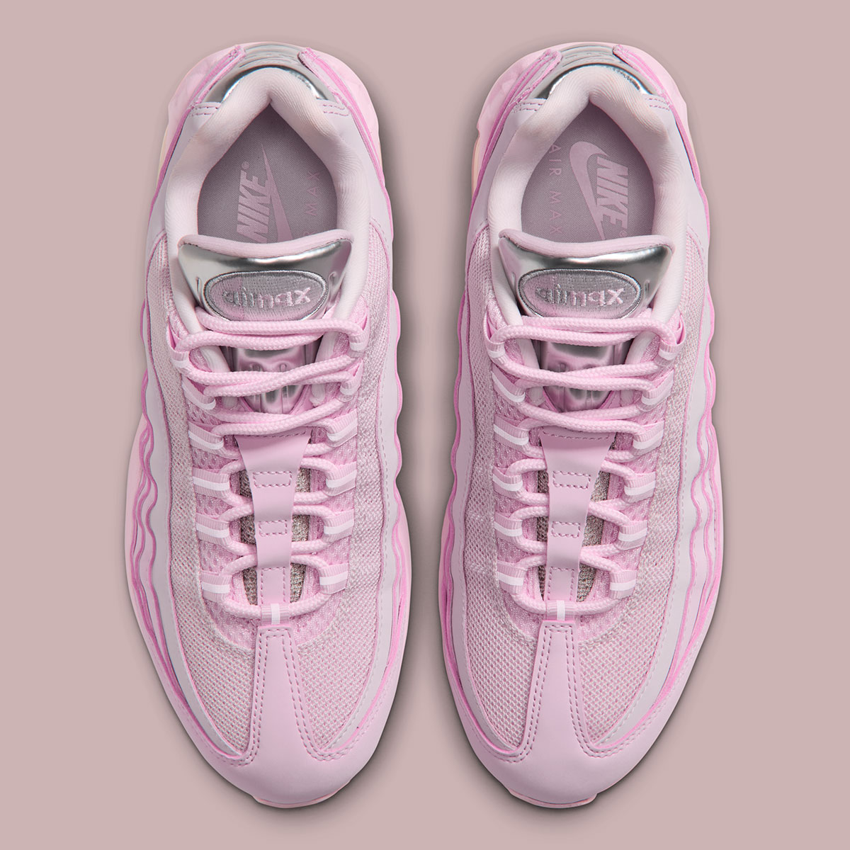 Nike Air Max 95 Pink Foam Pearl Pink Metallic Silver Iv3305 600 5