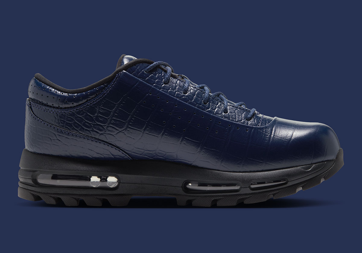 Nike Air Max Goadome Low Midnight Navy Croc Skin Iv4517 400 2