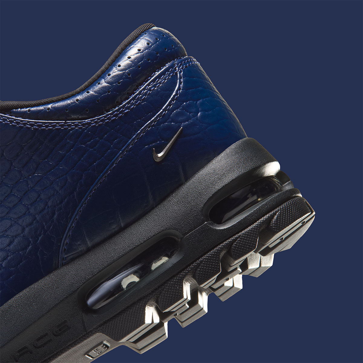 Nike Air Max Goadome Low Midnight Navy Croc Skin Iv4517 400 7